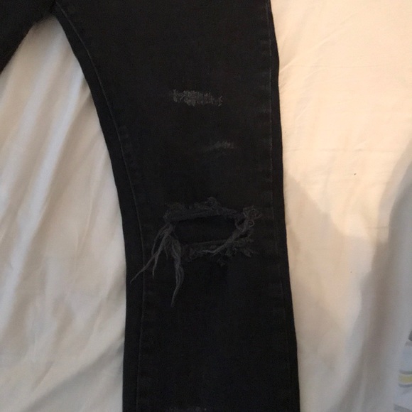 black ripped skinny jeans - Picture 4 of 6